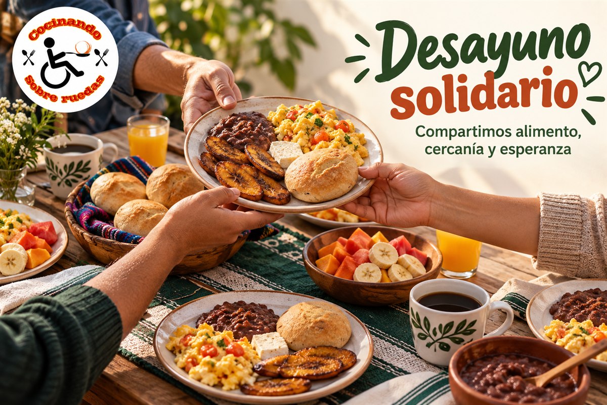 Desayunos solidarios preparados para compartir con la comunidad
