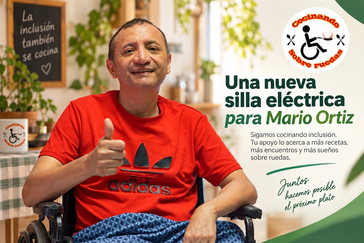 Campaña para una nueva silla eléctrica para Mario Ortiz